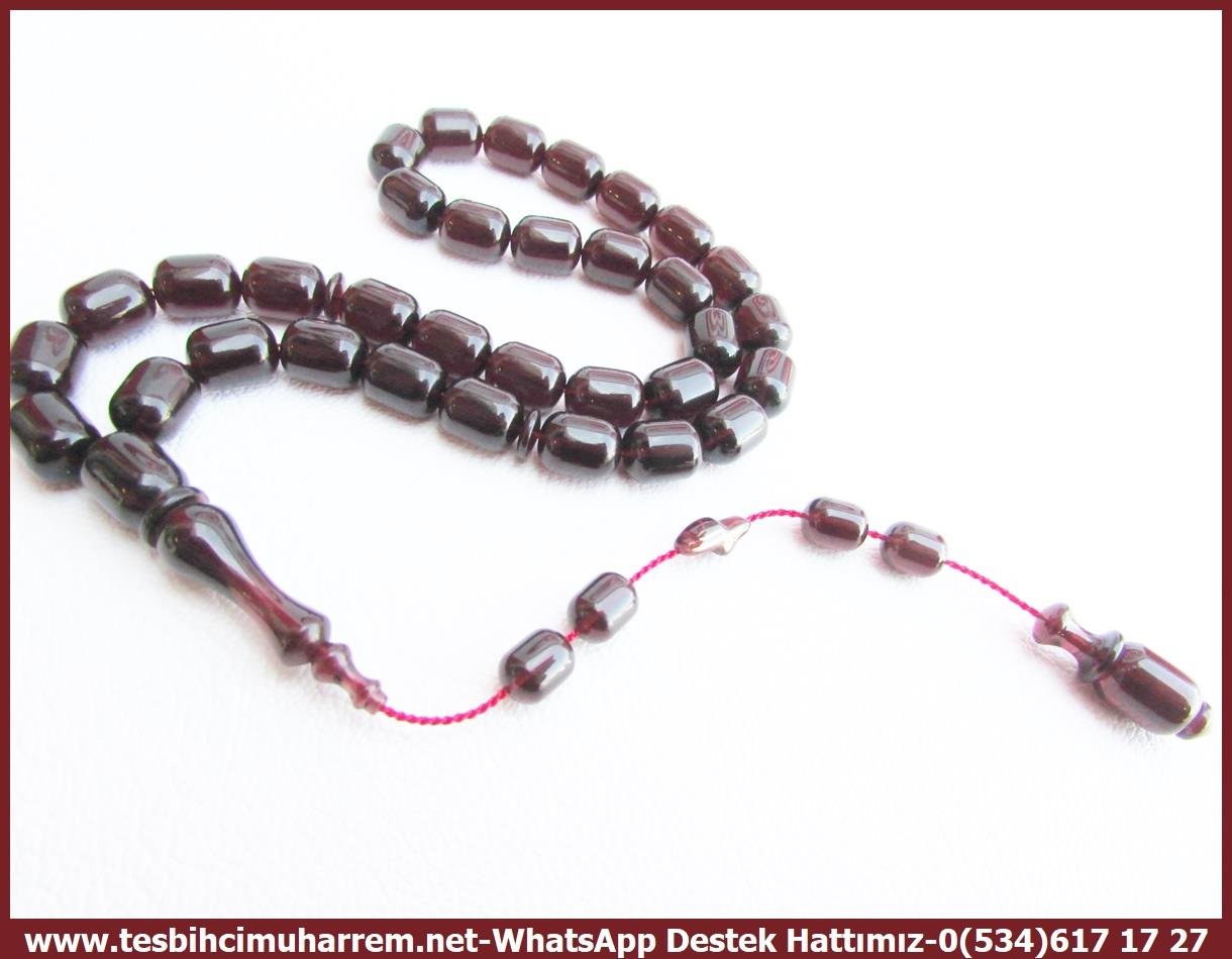 Katalin Ve Bağa TesbihlerTM12480Muharrem Erbay Usta El İşçiliği Tespih | Katalin, Vişne Renk, Kapsül Kesim, Bürokrat Boy – “Kubbealtı” TesbihTespih Katalin l Kapsül Kesim Vişne Renk Bürokrat Boy Kubbealtı Tesbih 