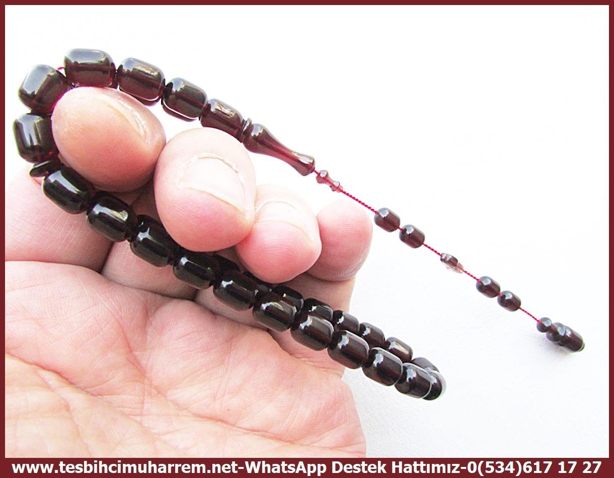 Katalin Ve Bağa TesbihlerTM12480Muharrem Erbay Usta El İşçiliği Tespih | Katalin, Vişne Renk, Kapsül Kesim, Bürokrat Boy – “Kubbealtı” TesbihTespih Katalin l Kapsül Kesim Vişne Renk Bürokrat Boy Kubbealtı Tesbih 