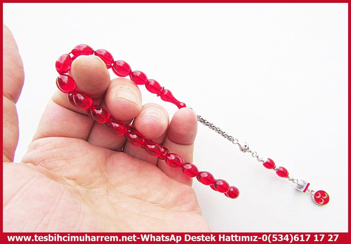 Ateş Kırmızı Ton TesbihlerTM14073Muharrem Karaoğlu Usta Dizayn 3 Hilal Ateş Kehribar Tespih – Kırmızı Renk, Gümüş Tasarım, Beyzi Kesim El Yapımı Koleksiyonluk TespihTespih Ateş Kehribar I Kırmızı Renk Gümüş Tasarım Beyzi Kesim 3 Hilal Tesbih