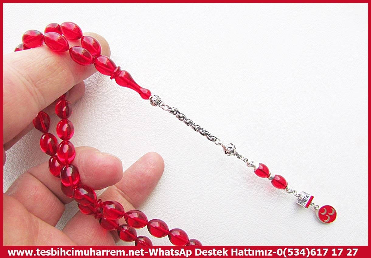 Ateş Kırmızı Ton TesbihlerTM14073Muharrem Karaoğlu Usta Dizayn 3 Hilal Ateş Kehribar Tespih – Kırmızı Renk, Gümüş Tasarım, Beyzi Kesim El Yapımı Koleksiyonluk TespihTespih Ateş Kehribar I Kırmızı Renk Gümüş Tasarım Beyzi Kesim 3 Hilal Tesbih