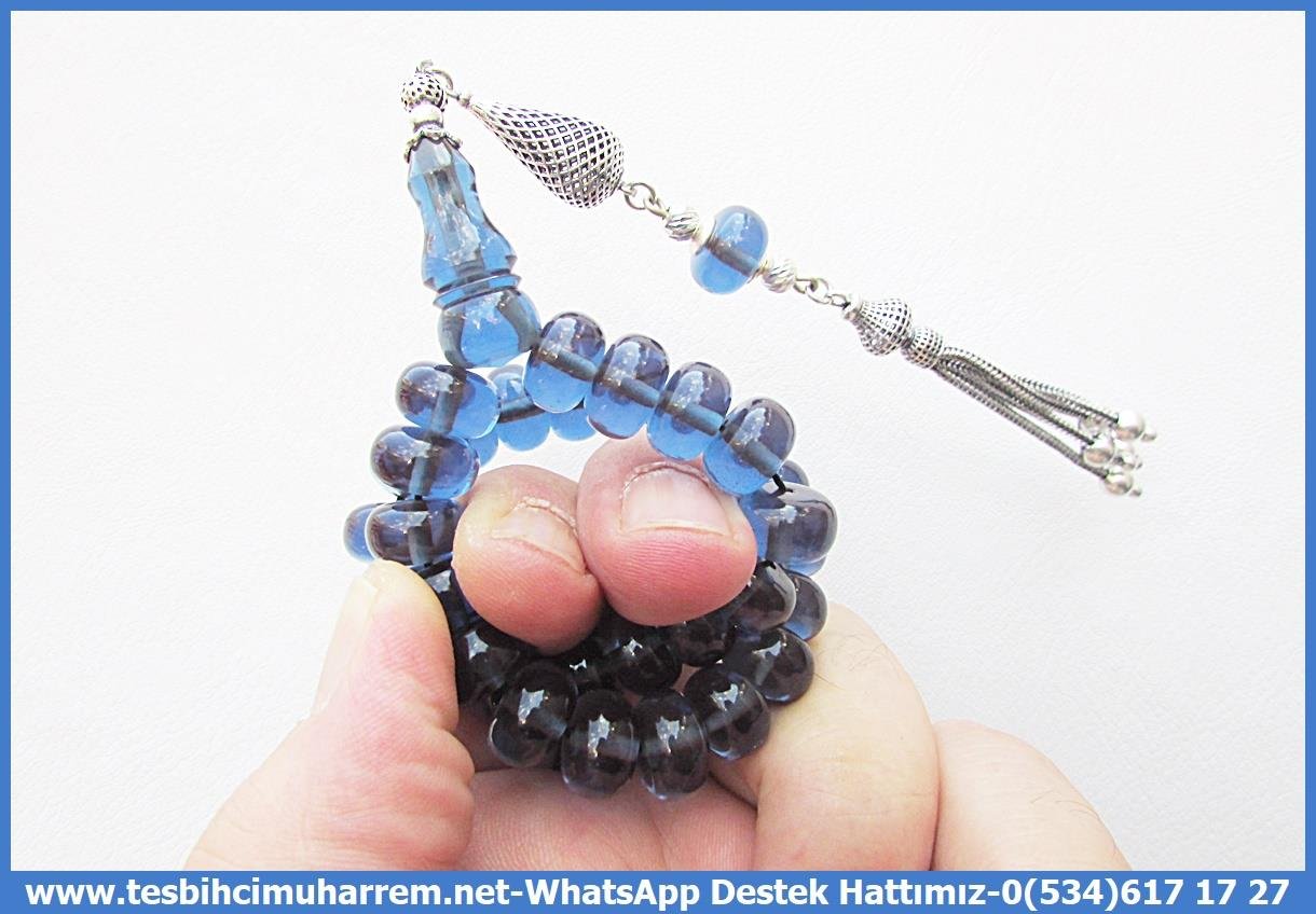 Maskot, Bileklik ve Bürokrat TespihlerTM13990Muharrem Karaoğlu Usta Dizayn Ateş Kehribar Tesbih – Mısır Kesim, Bilek Boy, Gümüş Püsküllü, Ege Masalı Mavi Özel TespihTespih Ateş Kehribar I Mısır Kesim Bilek Boy Gümüş Püskül Ege Masalı Tesbih