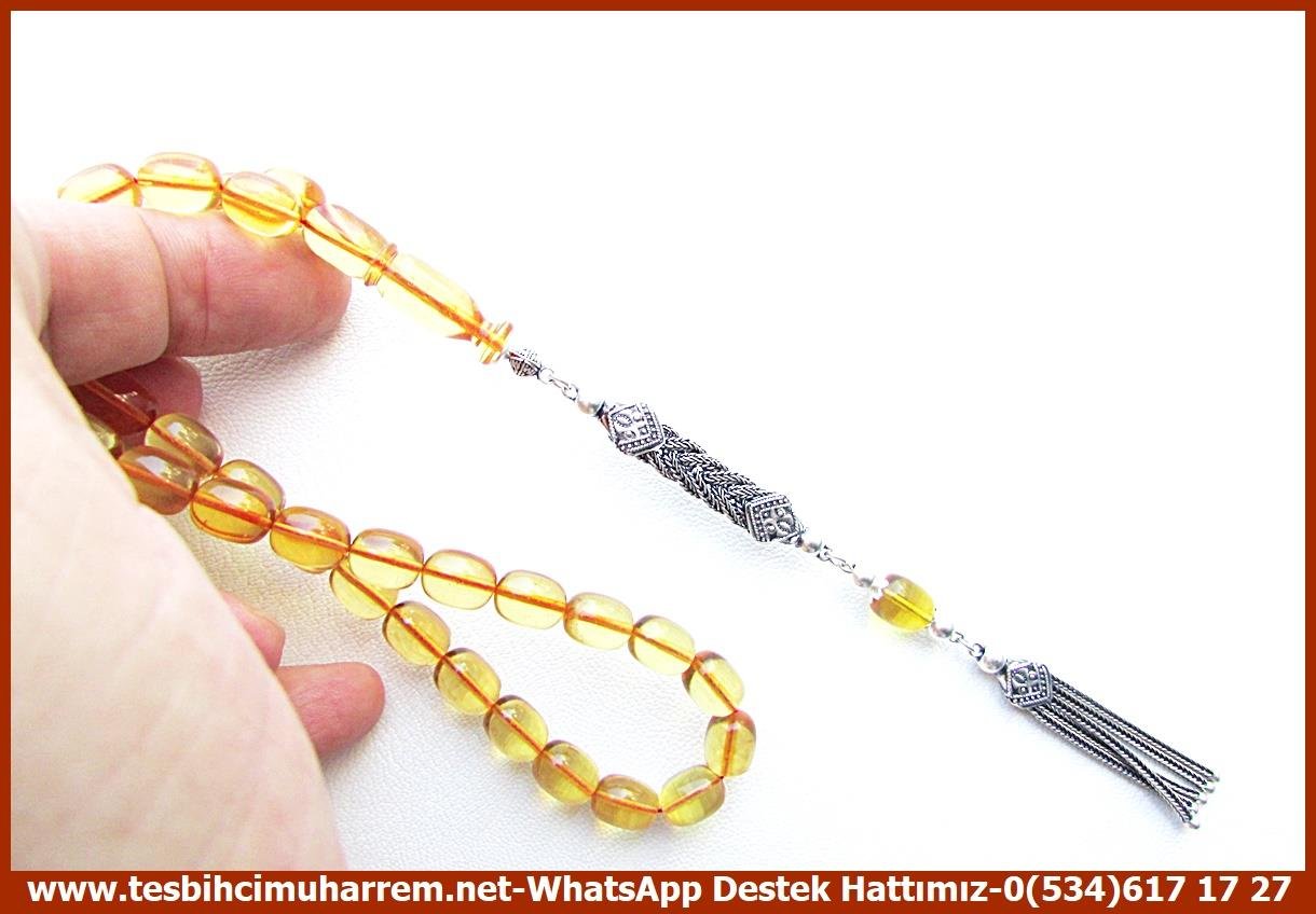 Sarı Ton TesbihlerTM14011Muharrem Karaoğlu Usta Dizayn Ateş Kehribar Tesbih – Bal Köpüğü Renk, Kapsül Kesim, Gümüş Püsküllü, “Horoz” Temalı Özel Tespih Tespih AteşKehribar I Bal Köpüğü Kapsül Kesim Gümüş Püskül Horoz Tesbih 