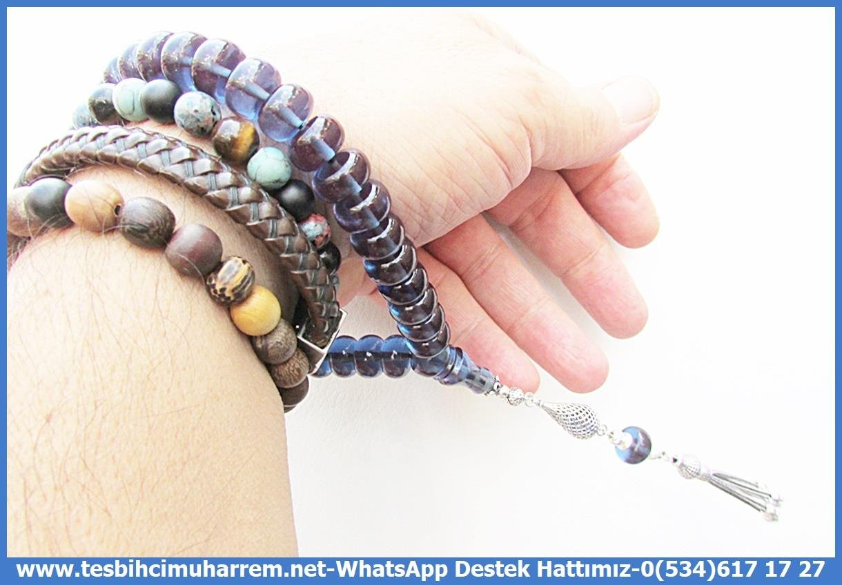 Maskot, Bileklik ve Bürokrat TespihlerTM13990Muharrem Karaoğlu Usta Dizayn Ateş Kehribar Tesbih – Mısır Kesim, Bilek Boy, Gümüş Püsküllü, Ege Masalı Mavi Özel TespihTespih Ateş Kehribar I Mısır Kesim Bilek Boy Gümüş Püskül Ege Masalı Tesbih