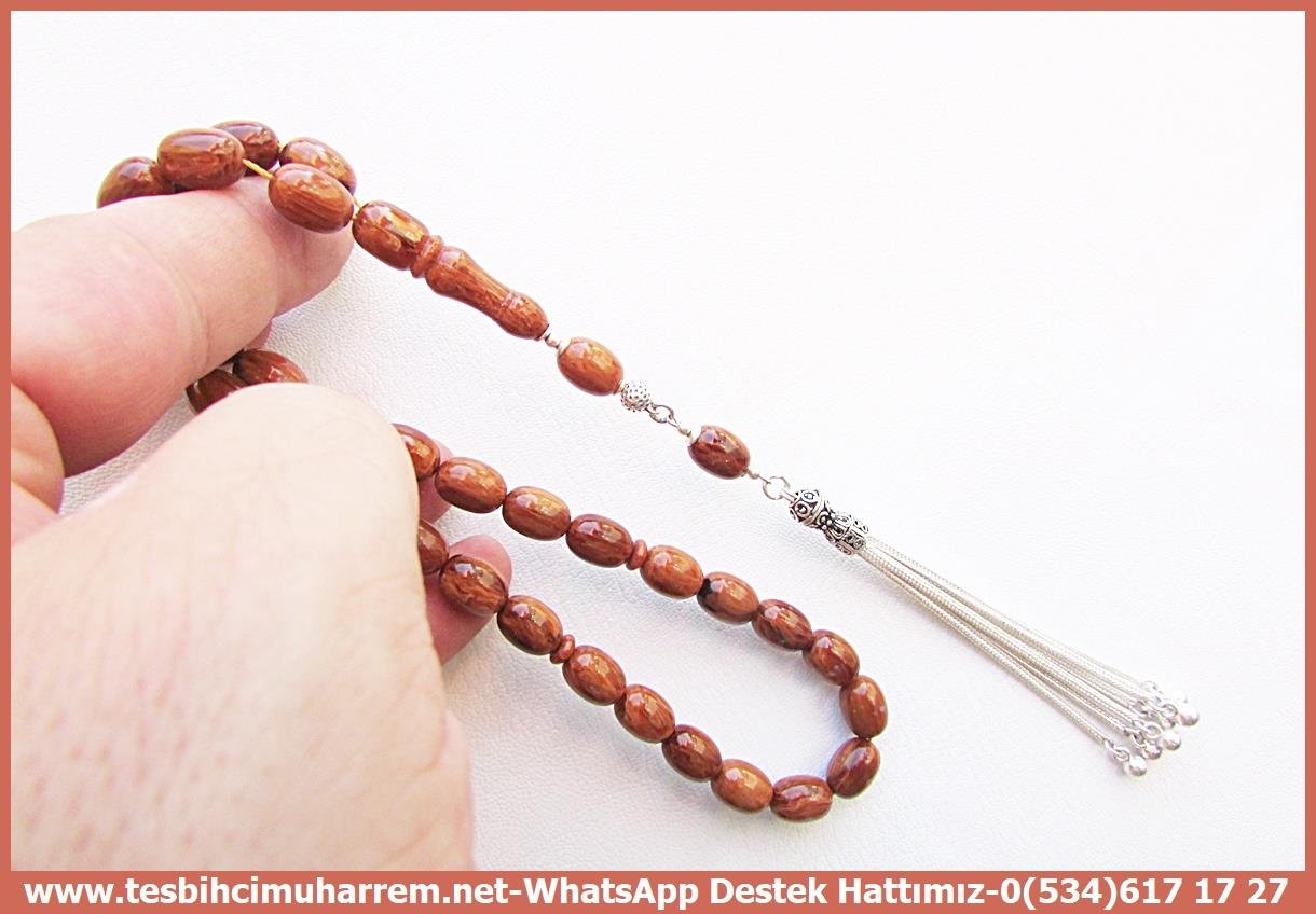 Katalin Ve Bağa TesbihlerTM13988Muharrem Karaoğlu Usta Dizayn Katalin Tesbih – Damarlı Kahve Renk, Gümüş Püsküllü, Ağızlık Hediyeli “Aslanım Eller” İsimli Özel TespihTespih Katalin I Gümüş Püsküllü Ağızlık Hediyeli Aslanım Eller Tesbih