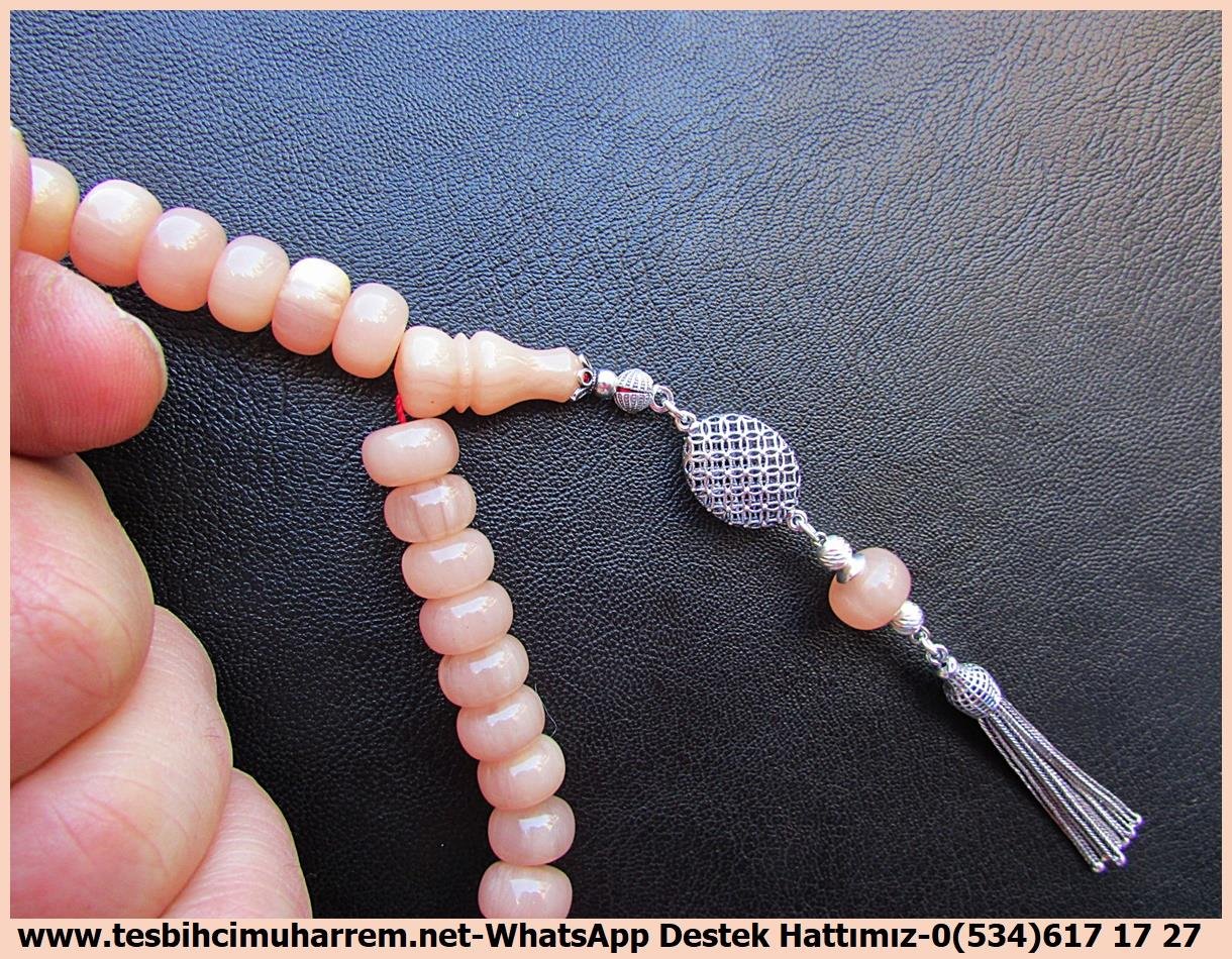 Maskot, Bileklik ve Bürokrat TespihlerTM13645Muharrem Karaoğlu Usta Dizayn | Sıkma Kehribar Tespih, Mısır Kesim, Bilek Boy, Gümüş Püsküllü, 