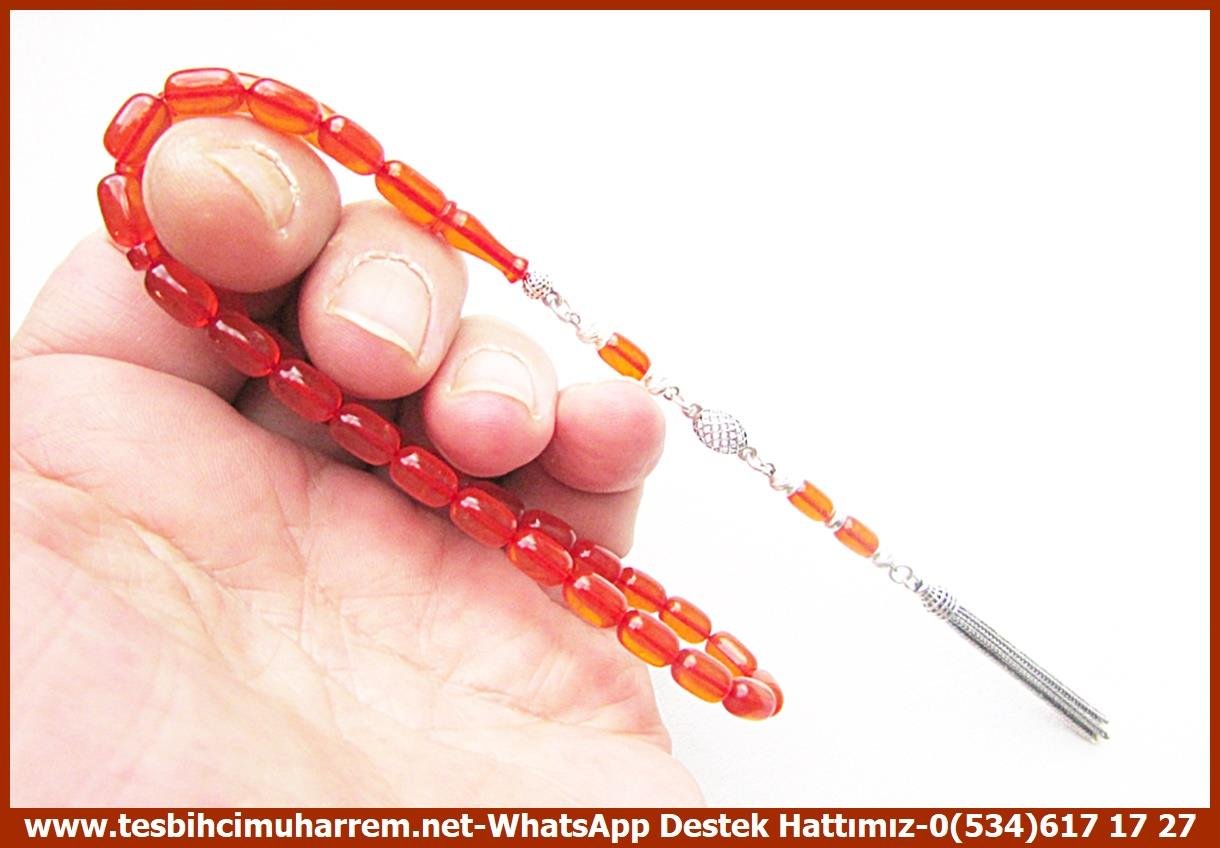 Kayısı Kehribar TesbihlerTM13984Muharrem Karaoğlu Usta Dizayn Sıkma Kehribar Tesbih – Zar Ton, İnce Kapsül Kesim, Gümüş Tasarım, “Derman” İsimli Özel TespihTespih Sıkma Kehribar I Gümüş Tasarım İnce Kapsül Kesim Zar Ton Derman Tesbih 