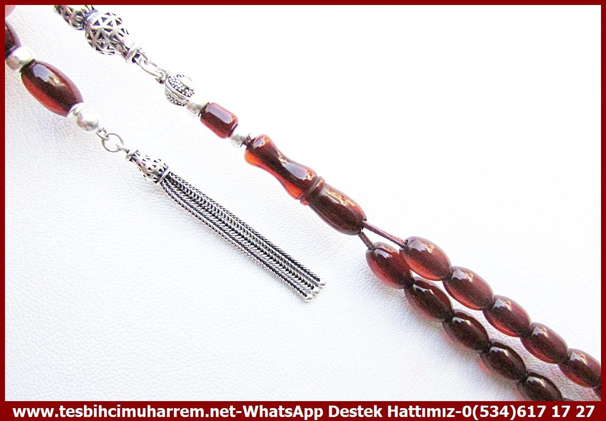 Osmanlı Benzetme Eskitme Eski Usül TesbihlerTM13996Muharrem Karaoğlu Usta Dizayn Sıkma Kehribar Tesbih – Kahve Ton, Gümüş Tasarım, Eski Usül İşçilikli “Osmancık” İsimli Özel TespihTespih Sıkma Kehribar I Gümüş Tasarım Eski Usül Osmancık Tesbih 