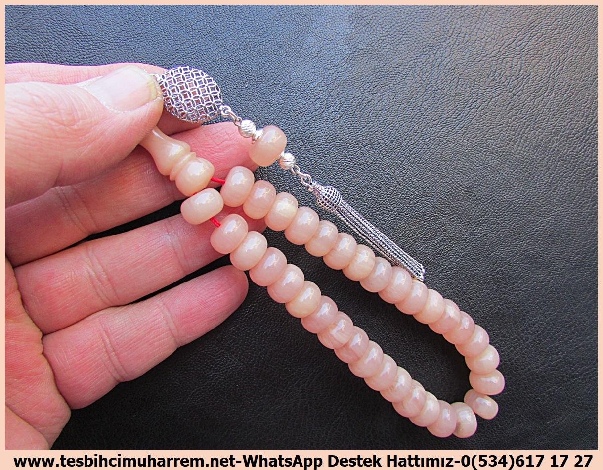 Maskot, Bileklik ve Bürokrat TespihlerTM13645Muharrem Karaoğlu Usta Dizayn | Sıkma Kehribar Tespih, Mısır Kesim, Bilek Boy, Gümüş Püsküllü, 