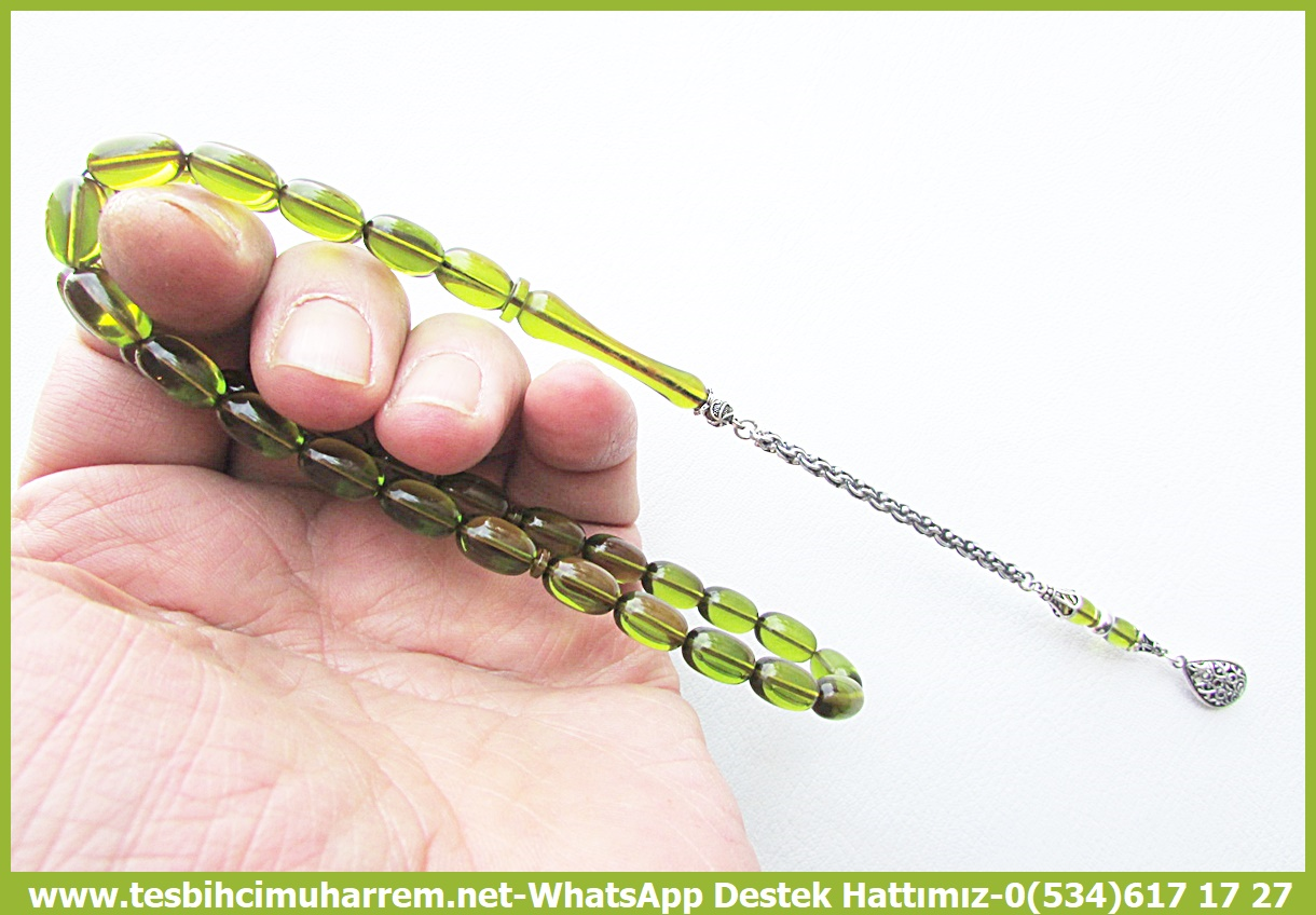 Yeşil Ton TesbihlerTM14158Muharrem Karaoğlu Usta Dizayn Tespih | Tespih Ateş Kehribar I Badem Model Gümüş Püskül Yeşil Fıstıkçı TesbihTespih Ateş Kehribar  I Badem Model Gümüş Püskül Yeşil Fıstıkçı Tesbih