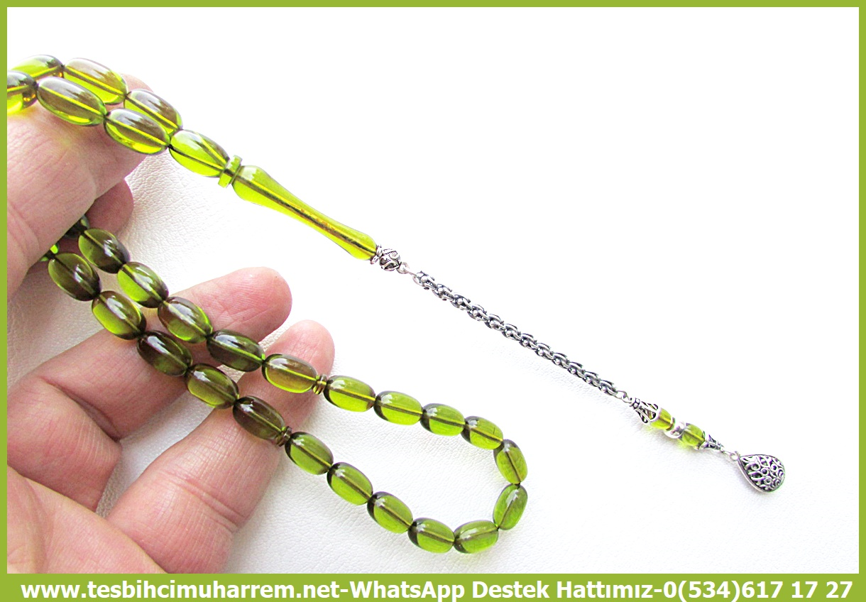 Yeşil Ton TesbihlerTM14158Muharrem Karaoğlu Usta Dizayn Tespih | Tespih Ateş Kehribar I Badem Model Gümüş Püskül Yeşil Fıstıkçı TesbihTespih Ateş Kehribar  I Badem Model Gümüş Püskül Yeşil Fıstıkçı Tesbih