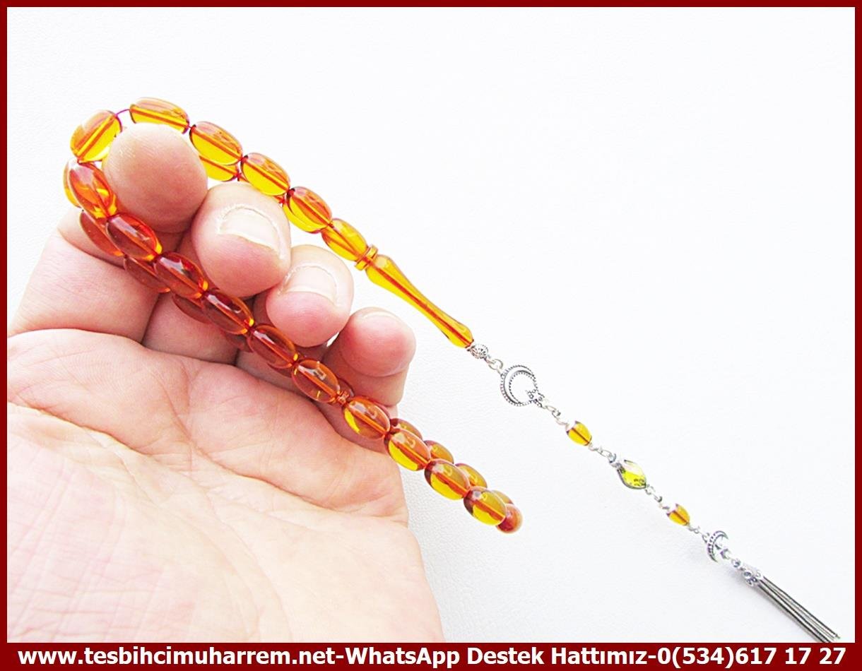 Sarı Ton TesbihlerTM13945Muharrem Karaoğlu Usta Dizayn ''Zambak'' Tesbih – Bal Sarısı Ateş Kehribar, Uzun Gümüş Püsküllü El Yapımı Karizma TespihTespih Ateş Kehribar Kehribar I Uzun Gümüş Püskül Saydam Bal Sarısı Zambak Tesbih