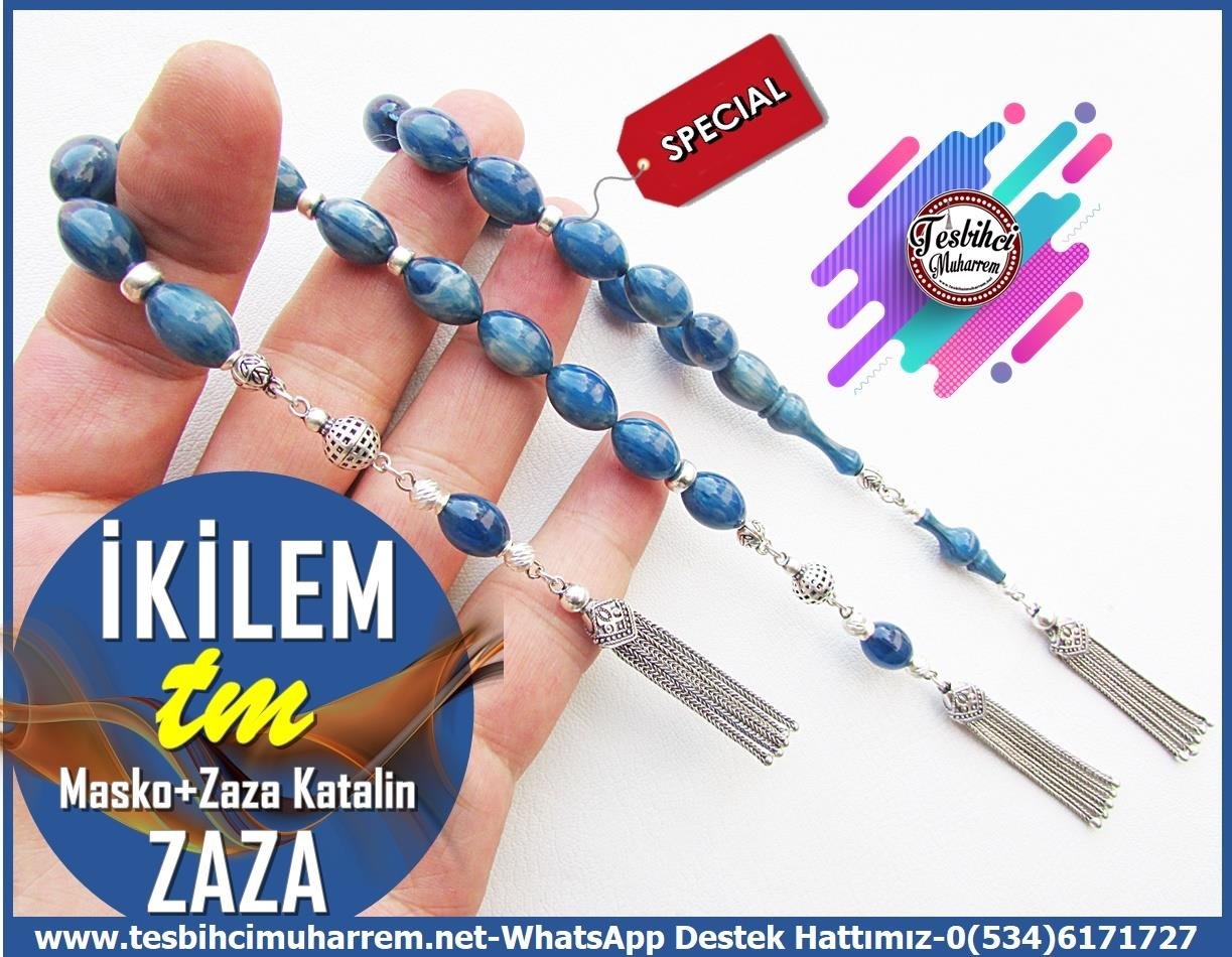 Zaza Selçuklu Sallaması TesbihlerTM13895Muharrem Karaoğlu Usta Dizayn Zaza Maskot Sallama Tespih | Mavi Damarlı Katalin, Gümüş Tasarım, “İkilem” Model TesbihTespih Zaza Maskot Sallama Katalin I Mavi Damarlı Gümüş Tasarım İkilem Tesbih 