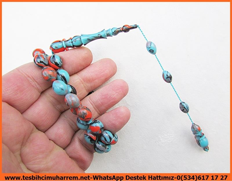 Turkuaz Firuze Taş TesbihlerTM12440Multicolor Renk Taş Tespih Ebruli Beyzi Kesim Arizona Dreams Stone Albero TesbihMulticolor Renk Taş Tespih Ebruli Beyzi Kesim Arizona Dreams Stone Albero Tesbih