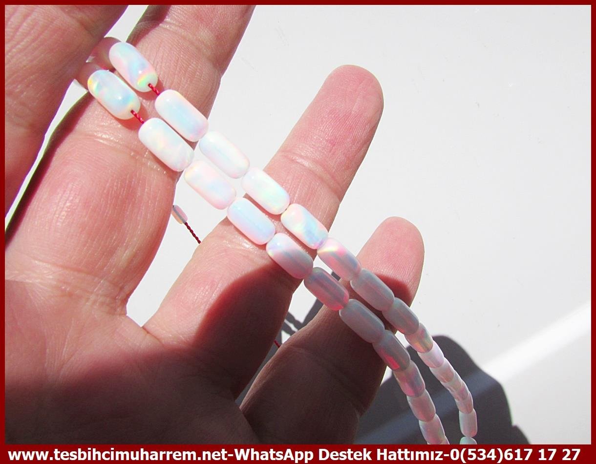 Opal(Sentetik)Sıkma TesbihTM13739Mustafa Bozyel Usta El İşçiliği Opal Tespih | Premium Çalışma, Amerikan Kesme, Sedefli Yansımalı 