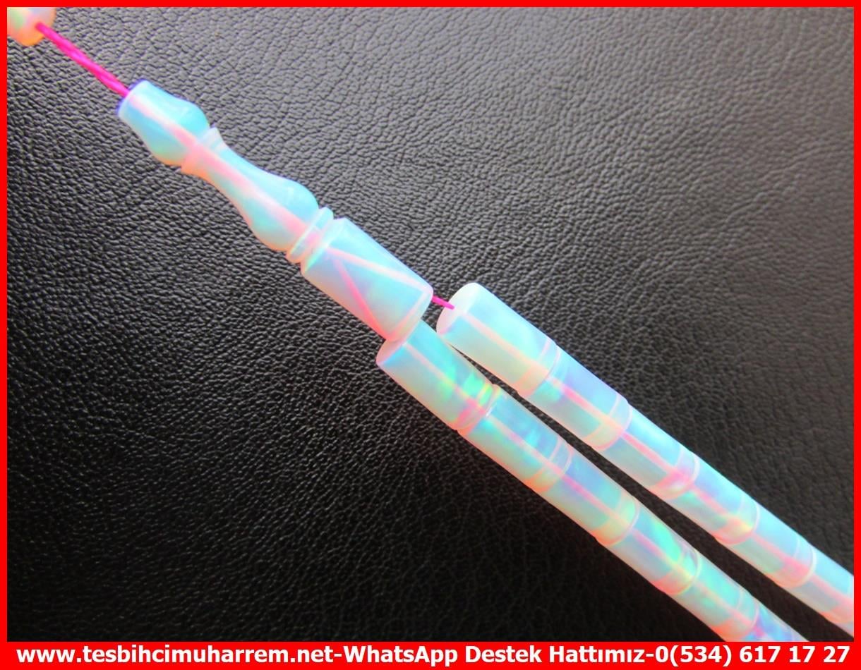 Opal(Sentetik)Sıkma TesbihTM13373Mustafa Bozyel Usta El İşçiliği Opal Tespih | Premium Çalışma, Amerikan Kesme, Sedefli Yansımalı 