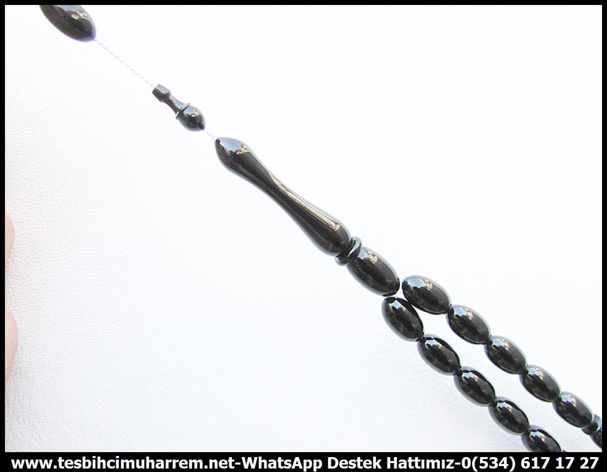 Katalin Ve Bağa TesbihlerTM13314Mustafa Erbay Usta El İşçiliği Katalin Tespih | Antika Sümen Takımından Beyzi Kesim Jaguar Siyahı 