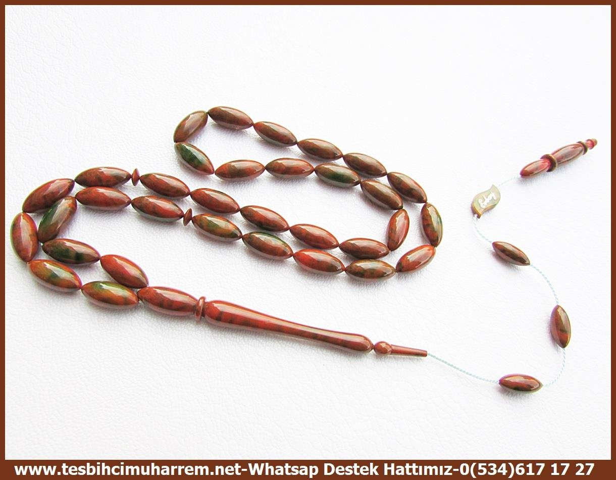 Katalin Ve Bağa TesbihlerTM11415Mustafa Erbay Usta El İşçiliği Tespih | Katalin, Eski Antika Alman Obje, Mavi Beyazdan Kahveye Dönüşüm Benekli Uzun Arpa Şımarık TespihTespih Uzun Arpa Katalin I Eski Alman Objeden Mavi Beyazdan Kahveye Dönüşüm Şımarık Tesbih 