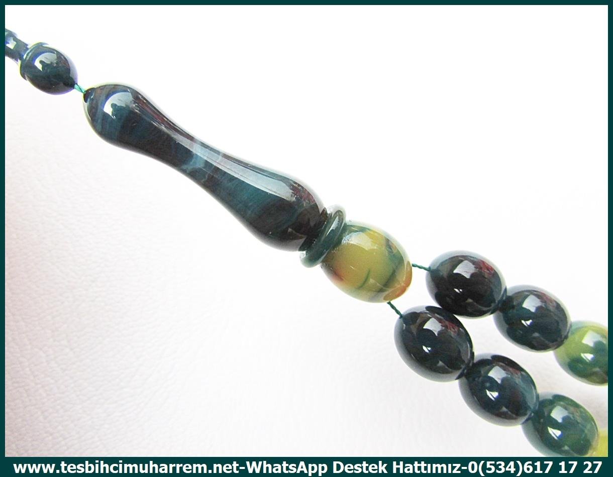 Hareli Yeşil Kehribar TesbihlerTM3229Mustafa Erbay Usta Premium El İşçiliği Tespih | Sıkma Kehribar, Lüks Malzeme, Özel Tasarım Multicolor Şişman Beyzi Kesim Çekirdeksiz TesbihTespih Sıkma Kehribar I Lux Malzemeden Özel İşçilik Şişman Beyzi Kesim Çekirdeksiz Tesbih