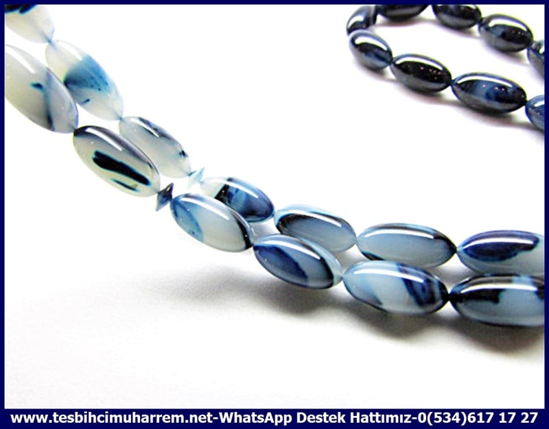 Mustafa Erbay Usta Yapımı Blue Diamond Eski Alman Objeden Katalin Kılçık Tesbih Kraker