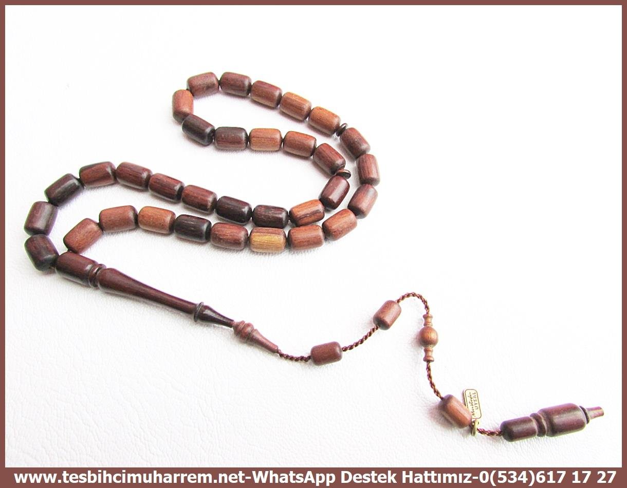 Yılan Ağacı TesbilerTM13781Mustafa Uysal Usta Tornası Tespih | Yılan Ağacı (Snake Wood), Kapsül Kesim, 