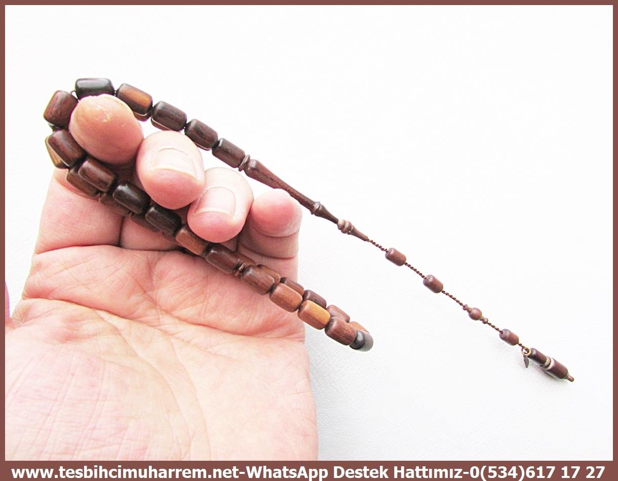 Yılan Ağacı TesbilerTM13781Mustafa Uysal Usta Tornası Tespih | Yılan Ağacı (Snake Wood), Kapsül Kesim, 