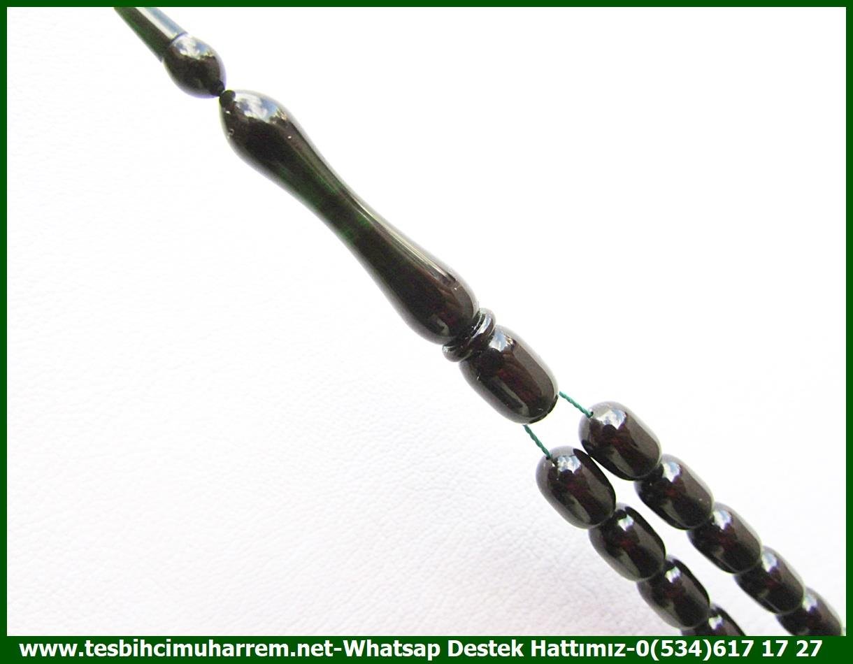 Siyah Kehribar TesbihlerTM13453Mutlu Kaan Erbay Usta El İşçiliği Tespih | Bürokrat Sıkma Kehribar, Kapsül Kesim, Bileklik Zifti Siyah 