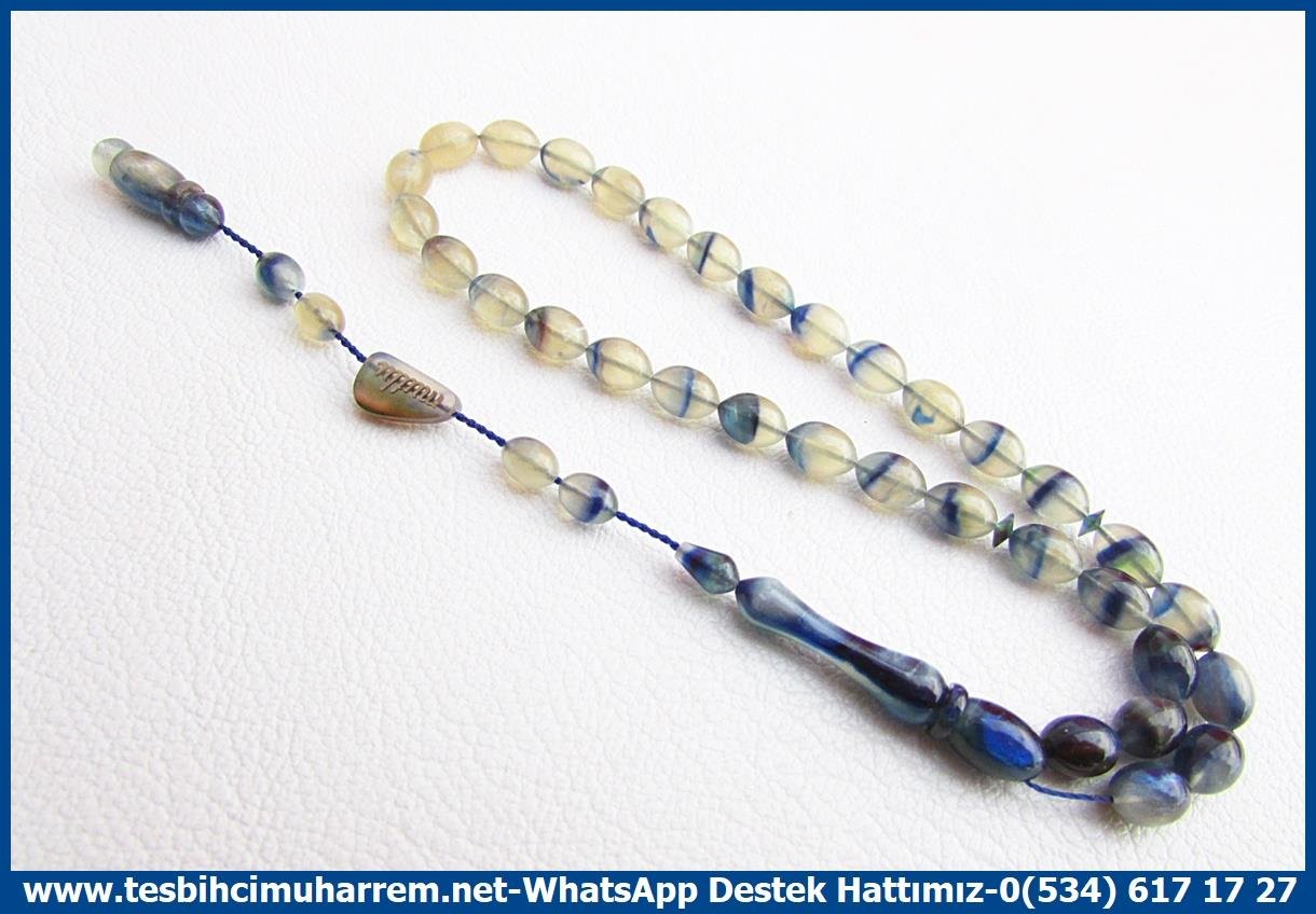 Maskot, Bileklik ve Bürokrat TespihlerTM14120Mutlu Kaan Erbay Usta İmzalı Açelya Tespih | Bürokrat Katalin I Sedefli Tricolor | Bilek Boy Arpa Kesim Özel Tasarım Tesbih Tespih Bürokrat Katalin I Bilek Boy Sedefli Özel Çalışma Açelya Tesbih 