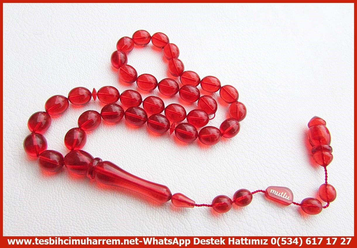 Tütün Ton TesbihlerTM14305Mutlu Kaan Erbay Usta İmzalı Çay Kırmızısı Ateş Kehribar Tespih I Şişman Beyzi Kesim Unutulan TesbihÇay Kırmızısı Ateş Kehribar Tespih I Şişman Beyzi Kesim Unutulan Tesbih