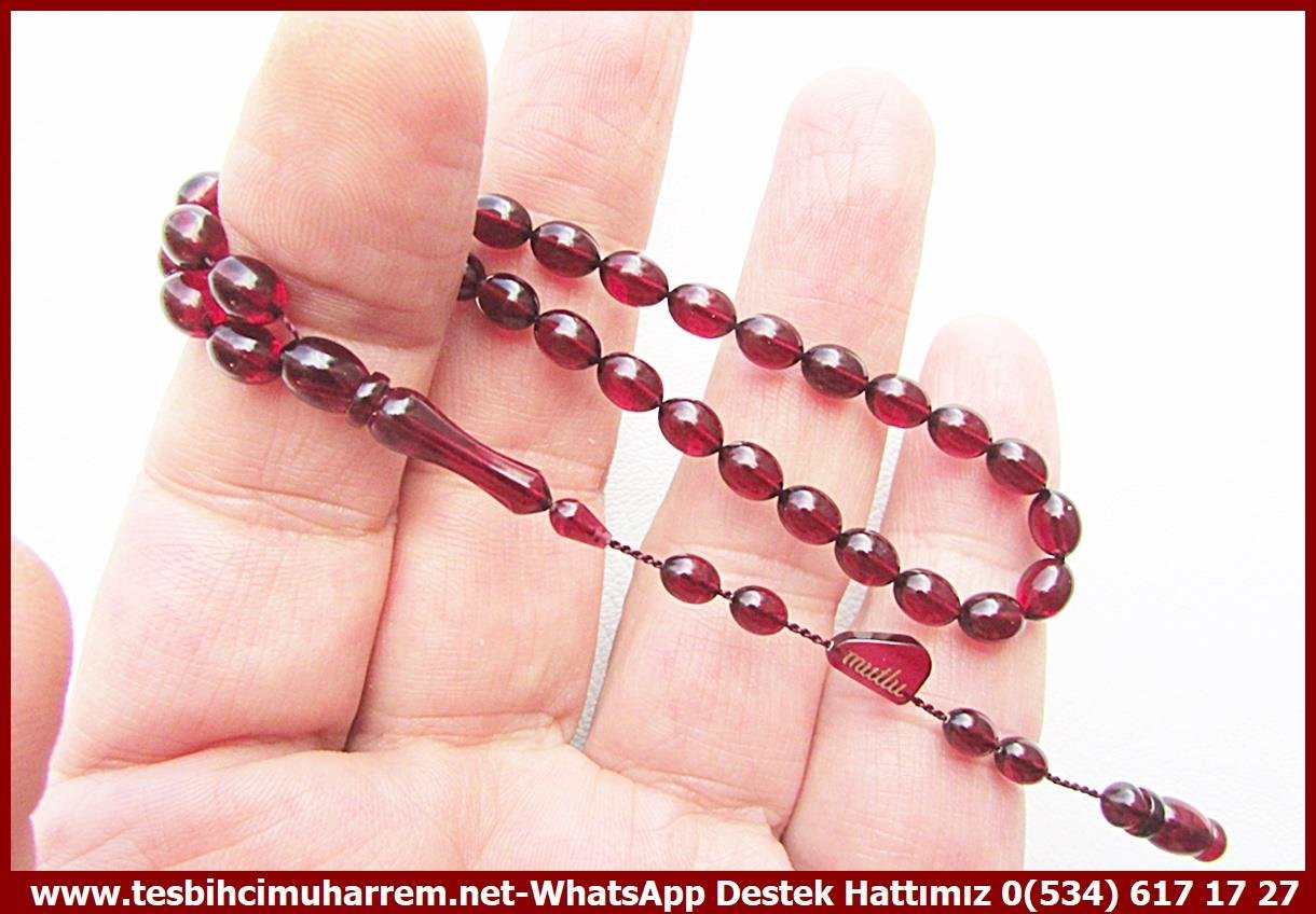 Maskot, Bileklik ve Bürokrat TespihlerTM14096Mutlu Kaan Erbay Usta İmzalı Tespih | Bürokrat Katalin I | Koyu Kırmızı Zambak | Bilek Boy Arpa Kesim Özel Tasarım TesbihTespih Bürokrat Katalin I Bilek Boy Arpa Kesim Koyu Kırmızı Zambak Tesbih