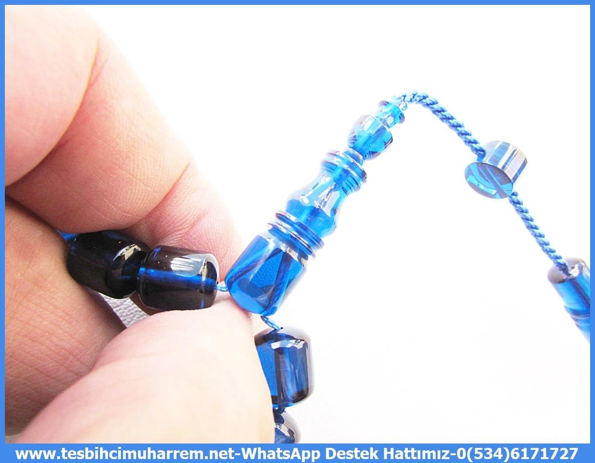 Efe Maskot TesbihlerTM13873Mutlu Kaan Erbay Usta İşçiliği Tespih | Maskot Model, Eflatun Renk, Efe Tarzı Bileklik – “Mutlu Baba” TesbihTespih Maskot Katalin l Mavi Bileklik Efe Boy Maviş Tesbih 