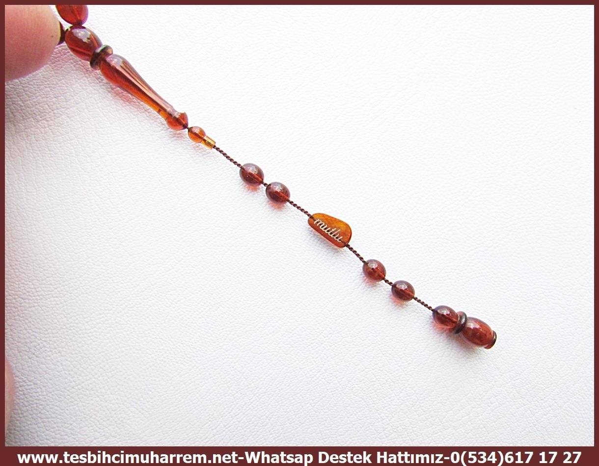 Maskot, Bileklik ve Bürokrat TespihlerTM13589Mutlu Kaan Erbay Usta Tornası Tespih | Bürokrat Katalin, Bilek Boy, Kahverengi Renk, Şişman Beyzi, 