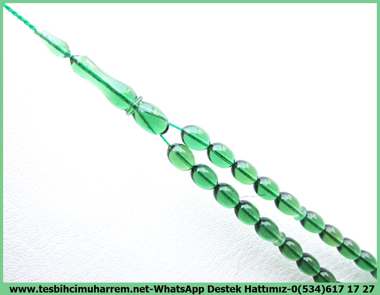 Maskot, Bileklik ve Bürokrat TespihlerTM13916Mutlu Kaan Erbay Usta Tornası Tespih | Bürokrat Ateş Kehribar, Bilek Boy, Zümrüdi Yeşil, 