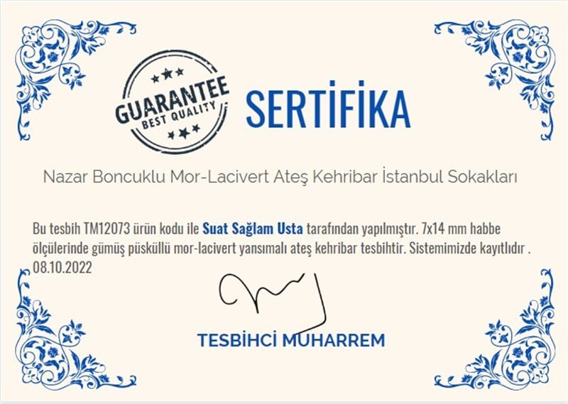 Mor Ton TesbihlerTM12073Nazar Boncuklu Badem Gümüş Püsküllü Mor Lacivert Yansımalı Ateş Kehribar Tesbih İstanbul Sokakları Nazar Boncuklu Badem Gümüş Püsküllü Mor Lacivert Yansımalı Ateş Kehribar Tesbih İstanbul Sokakları 