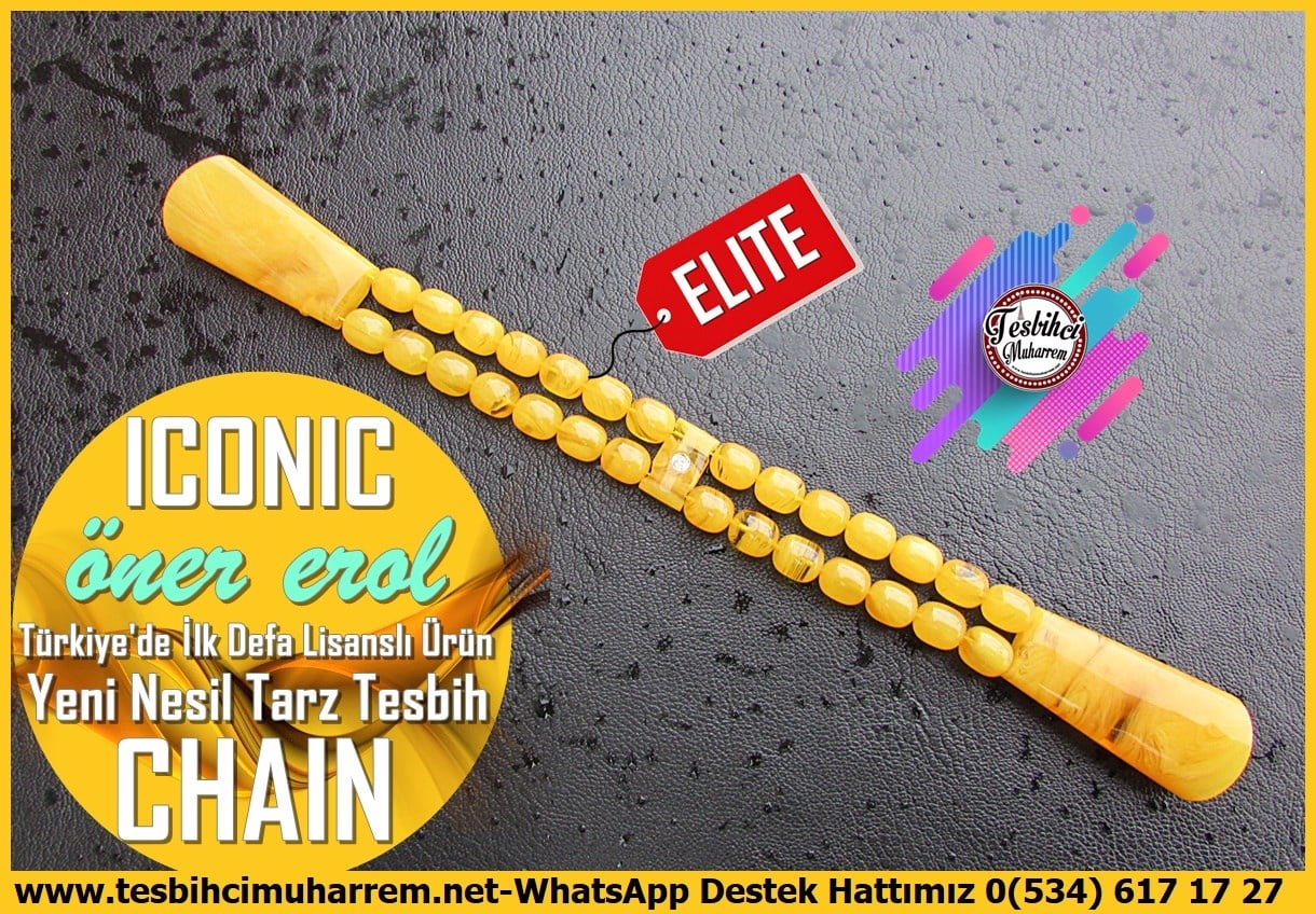 Zaza Selçuklu Sallaması TesbihlerTM14312Öner Erol Usta İmzalı Sarı Damarlı Sıkma Kehribar Chain Tespih I Yeni Nesil Türkiye'de Bir İlk Chain TesbihSarı Damarlı Sıkma Kehribar Chain Tespih I Yeni Nesil Türkiye'de Bir İlk Chain Tesbih