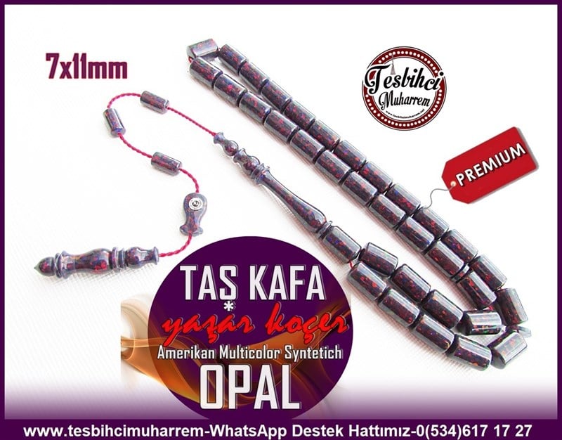 Katalin Ve Bağa TesbihlerTM11113Opal Tesbih Amerikan Synthetic Stone Kum Simli Kapsül Kesim Özel Kutulu Sertifikalı Premium Çalışma Taş KafaOpal Tesbih Amerikan Synthetic Stone Kum Simli Kapsül Kesim Özel Kutulu Sertifikalı Premium Çalışma Taş Kafa