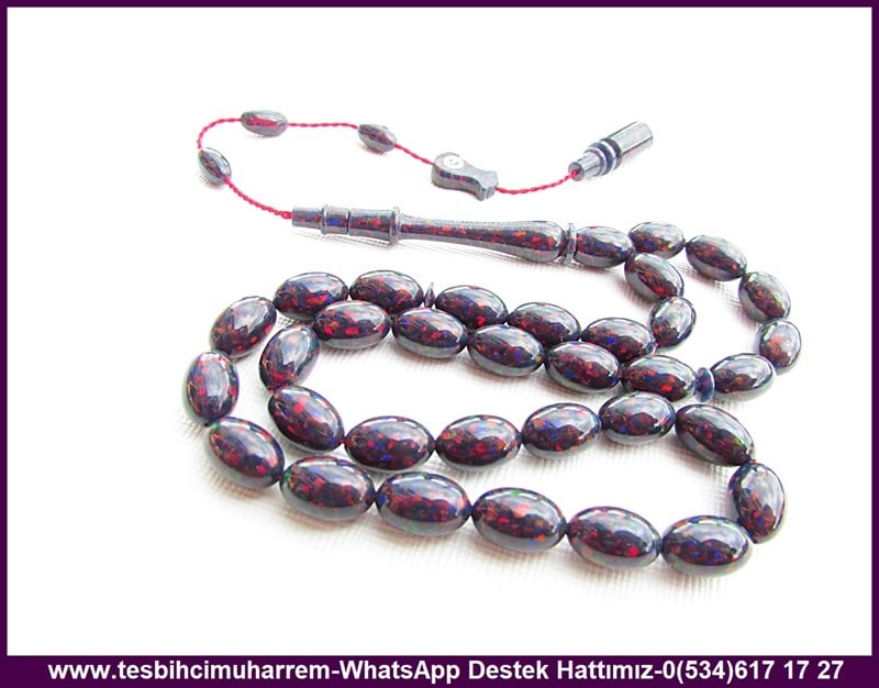Katalin Ve Bağa TesbihlerTM11112Opal Tesbih Amerikan Synthetic Stone Kum Simli Beyzi Kesim Özel Kutulu Sertifikalı Premium Çalışma Taş DevriOpal Tesbih Amerikan Synthetic Stone Kum Simli Beyzi Kesim Özel Kutulu Sertifikalı Premium Çalışma Taş Devri