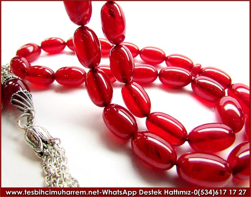 Orjinal Gümüş Tasarım Vintage Sıkma Kehribar Tesbih Eymir Gölü 