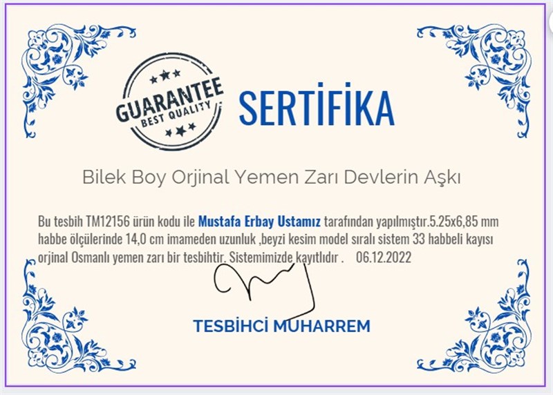 Osmanlı Antika Vişne Ton TesbihlerTM12156Orjinal Yemen Zar Tesbih Bilek Boy Beyzi Kesim Devlerin AşkıOrjinal Yemen Zar Tesbih Bilek Boy Beyzi Kesim Devlerin Aşkı