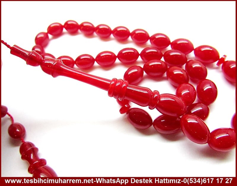 Özel Çalışma Cherry Objeden Eski Alman Katalin Tesbih Vişne Şerbeti