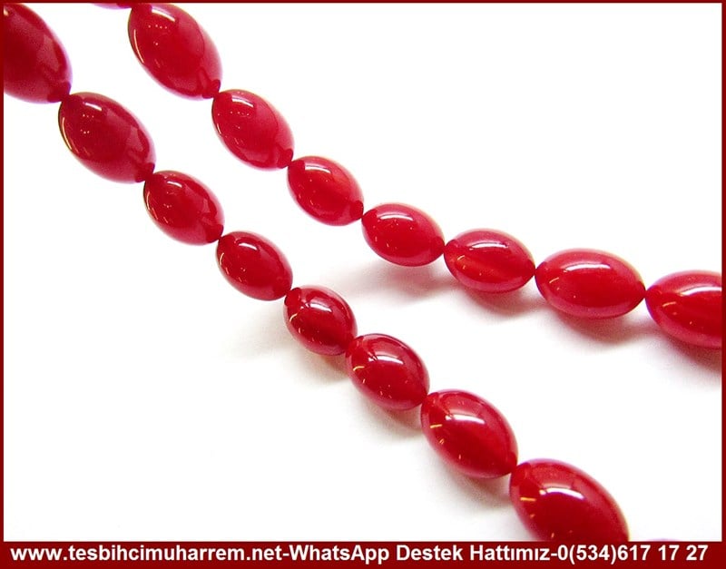 Özel Çalışma Cherry Objeden Eski Alman Katalin Tesbih Vişne Şerbeti