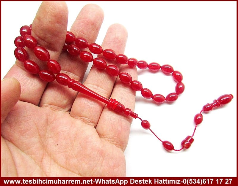 Özel Çalışma Cherry Objeden Eski Alman Katalin Tesbih Vişne Şerbeti