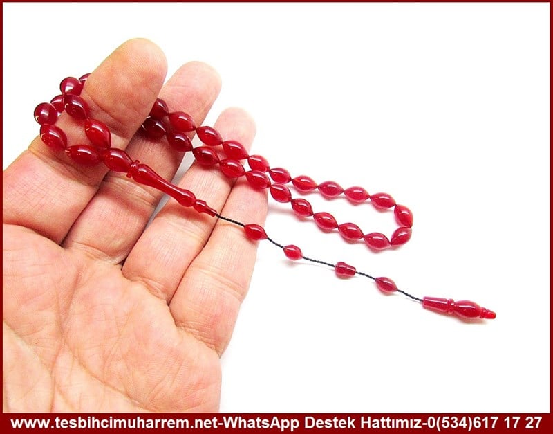 Özel Çalışma Cherry Objeden Eski Alman Katalin Tesbih Vişne Suyu