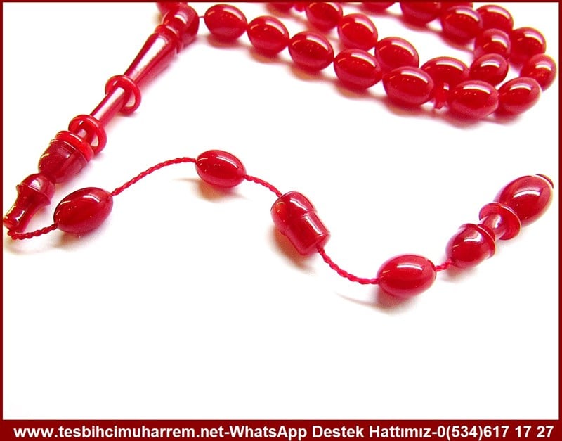 Özel Çalışma Cherry Objeden Eski Alman Katalin Tesbih Vişne Şerbeti