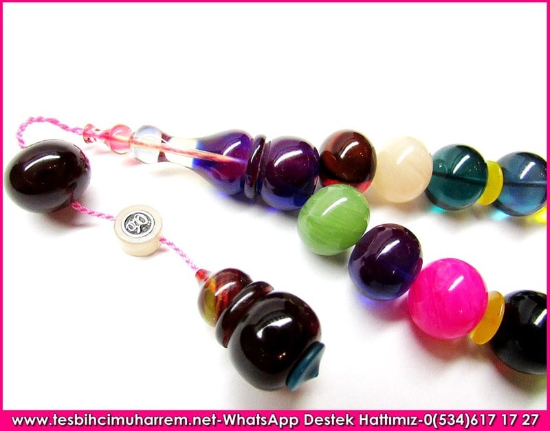 Özel Çalışma Color Mix Efe Sıkma Kehribar Tesbih Organize İşler-2