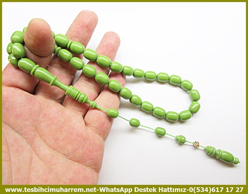 Özel Çalışma Feldspat Pastel Yeşil Taş Çimstone Tesbih Yeşilçam Şarkıları