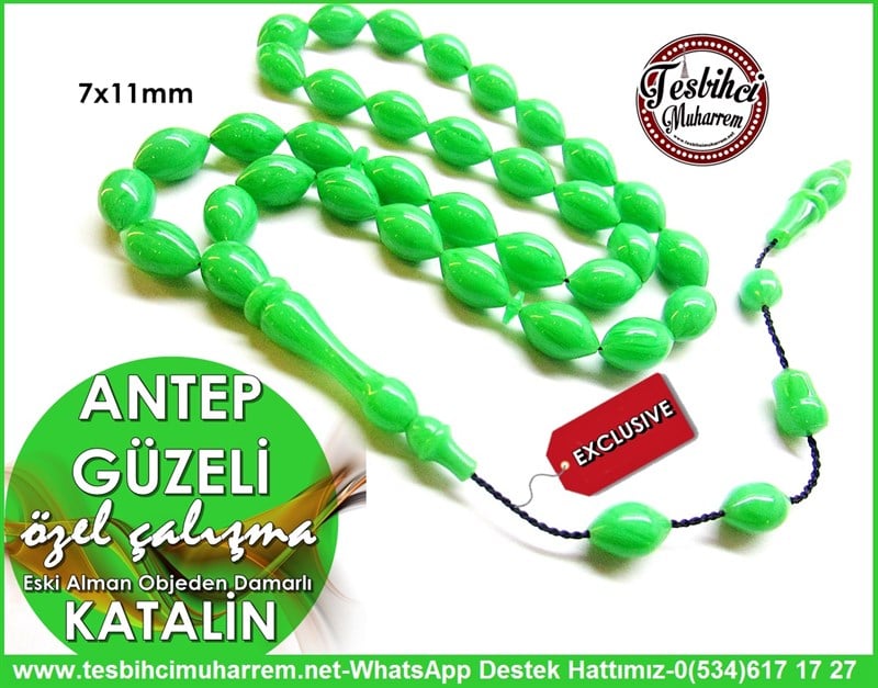 Özel Çalışma Green Objeden Eski Alman Katalin Tesbih Antep Güzeli