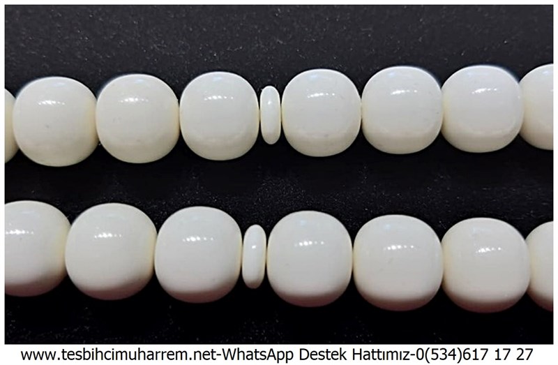 Özel Çalışma Mahjong Oyun Taşı Katalin Tesbih Beyaz Gölge