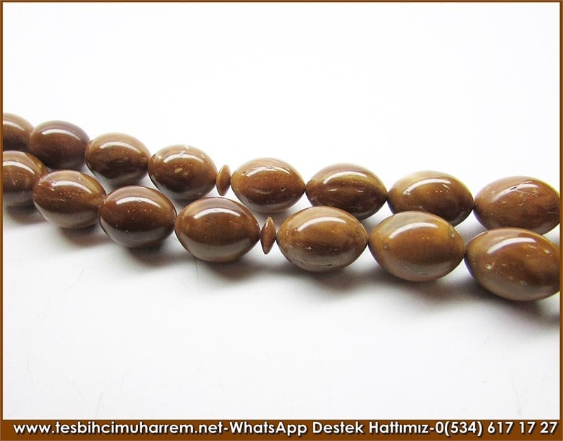 Özel Çalışma Naturel Kuka Cevizi Tesbih Keşkül