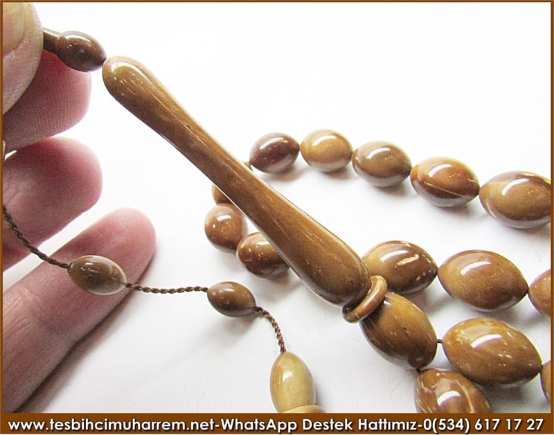 Özel Çalışma Naturel Kuka Cevizi Tesbih Keşkül
