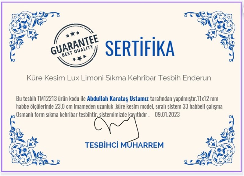 Kayısı Kehribar TesbihlerTM12213Özel Çalışma Uçlu Yuvarlak Kesim Lux Turuncu Sıkma Kehribar Tesbih Tombik Özel Çalışma Osmanlı Form Küre Kesim Lux Limoni Sıkma Kehribar Tesbih Enderun 